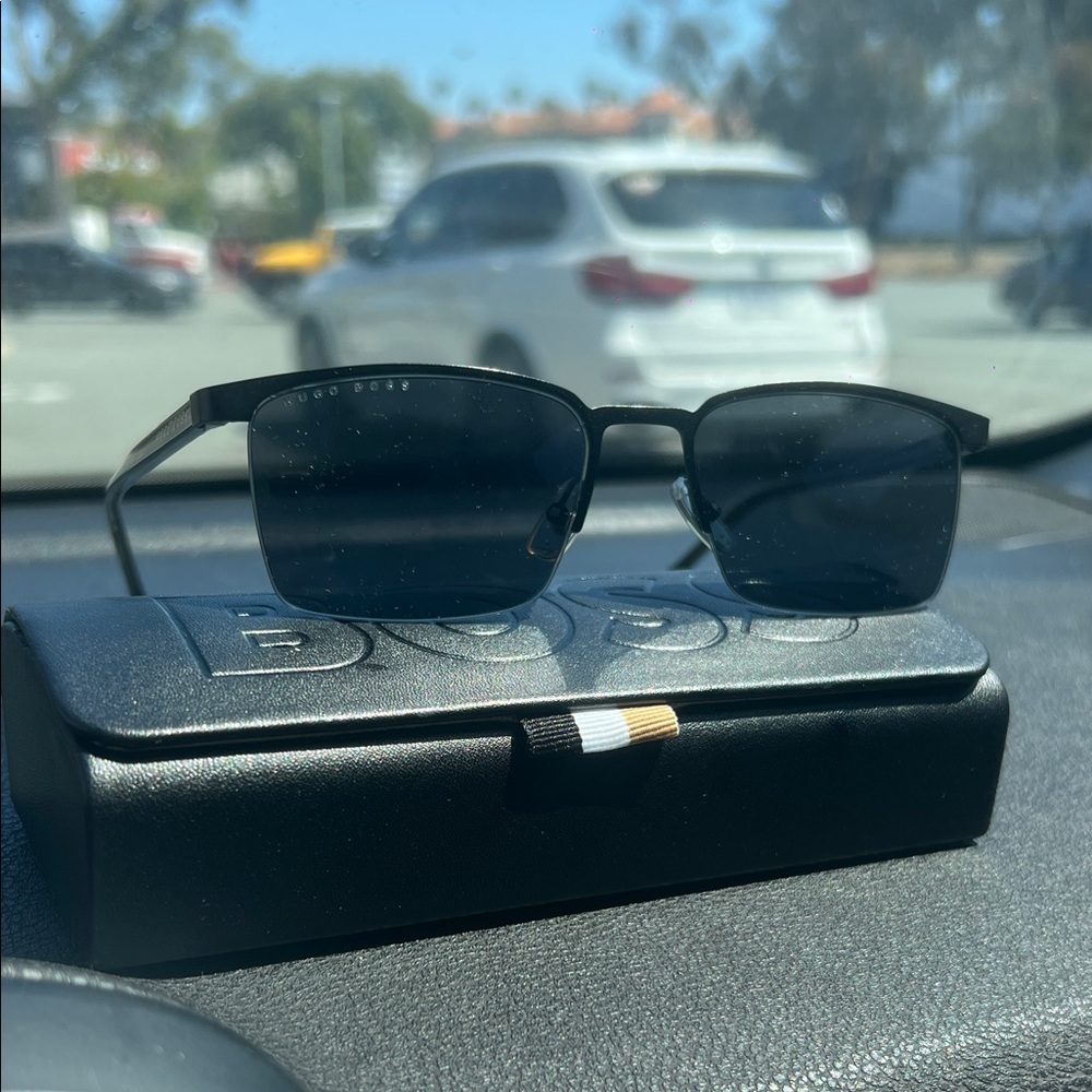 Hugo Boss Dark Frame Sunglasses